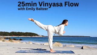 25min Vinyasa Yoga Flow  Power amp Fluidity [upl. by Nomyt]