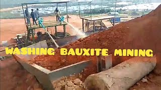 washing bauxite mining [upl. by Ttayw]