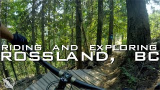 Exploring Rossland BC  Trail Riding [upl. by Erb]