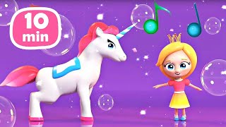 L’unicorno rosa Musica per bambini Balli per bambini piccoli [upl. by Eimme]