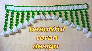 beautiful and easy toran design  jhalar ki design  new toran design  crochet toran pattern [upl. by Ray461]