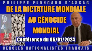 De la dictature mondiale au génocide mondial [upl. by Lauber]