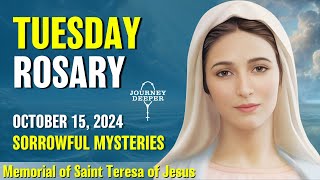 Tuesday Rosary 💙 Sorrowful Mysteries of the Rosary 💙 October 15 2024 VIRTUAL ROSARY [upl. by Kattie285]