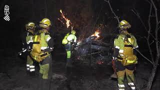 Vídeo resum de lextinció de lincendi forestal de Tàrbena 14042024 [upl. by Haddad]