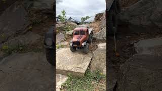 Magirus Deutz 6X6 RC Monster Truck im Offroad Scale Trial Parcour Gevenich [upl. by Flight]