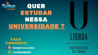 CONHEÇA A UNIVERSIDADE DE LISBOA [upl. by Germann]