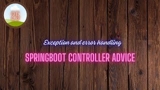 Exception handling with controller advice [upl. by Iclehc947]