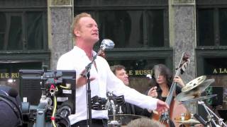 Sting performs quotEnglishman In New Yorkquot live in NYC [upl. by Esinnej]