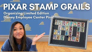 Pixar Limited Edition Stamps  Organizing Pins 2024 Ep 1  DisneyPins [upl. by Jolene994]