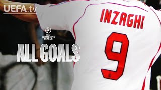 FILIPPO INZAGHI ALL UCL GOALS [upl. by Ellezig]