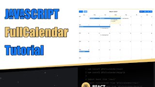 Full Calendar El mejor plugin para calendarios y eventos Vanilla JavaScript FullCalendar Plugin [upl. by Nylasor]