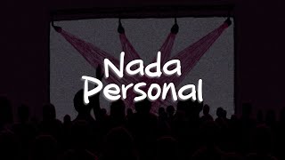 Soda Stereo  Nada Personal Letra [upl. by Nocaj965]