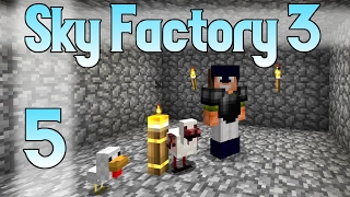 Minecraft SkyFactory 3  Ep 5  Nether Quartz Chicken [upl. by Willie434]