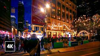 Holiday Walks in Manhattan 🎉🌟 Christmas Lights and Decorations [upl. by Fisk739]