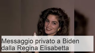 La regina Elisabetta ha inviato una nota privata a Joe Biden prima dellinsediamento [upl. by Klepac]