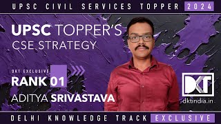 Rank 1 UPSC CSE 2023 Aditya Srivastavas Strategy  रैंक 1 CSE 2023 आदित्य श्रीवास्तव की स्ट्रेटेजी [upl. by Nomal309]