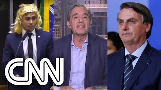 Opiniões do Villa Nikolas Ferreira joias de Bolsonaro reforma agrária e mais  VISÃO CNN [upl. by Allebasi]