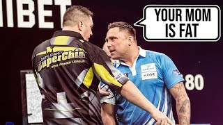 Dart Players FIGHT With Each Other During PDC Match [upl. by Thetisa305]