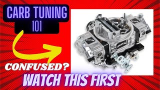 CARB TUNING 101 Tuning basics explained [upl. by Saeger286]