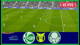 JUVENTUDE X PALMEIRAS AO VIVO COM IMAGENS  JOGO DE HOJE  ASSISTA AGORA AO VIVO NO PES 21 [upl. by Latsyrhc]