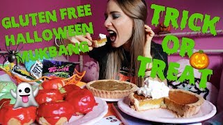 GLUTEN FREE HALLOWEEN MUKBANG  Tarte au Potiron Tarte au Sirop dÉrable Mini cake  RECETTE [upl. by Laughlin]