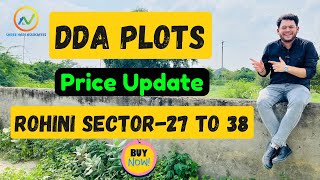 Rohini DDA Plots  Rohini Sector27 to 38 Price Update  Dda Plots in Delhi dda property delhi [upl. by Hortensia]