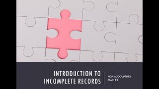 Incomplete Records an introduction [upl. by Schwitzer]