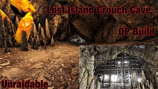 How To Build Lost Island Crouch Cave [upl. by Annadiana]