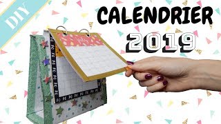 DIY fr  CALENDRIER 2019 [upl. by Anaes]