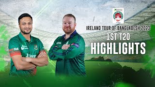 Bangladesh vs Ireland Highlights  1st T20I  Ireland tour of Bangladesh 2023 [upl. by Dunning]