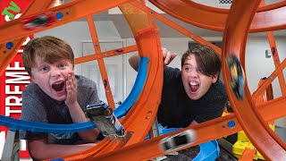 Hot Wheels Loop Mayhem Ethan Vs Cole Challenge [upl. by Maclean169]