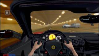 Test Drive Unlimited  Ferrari F430 Scuderia 16M Tunnel Fun HD [upl. by Arraik193]