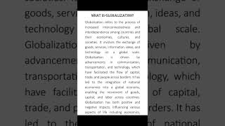 what is globalizationglobalization [upl. by Laroy]