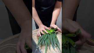 How to cut garlic leaves amp Vegetables Art Easy vegitablecutting cuttingskills [upl. by Georges174]