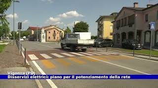 Vigonza PD Disservizi elettrici piano per il potenziamento della rete 22112024 [upl. by Nytsud]