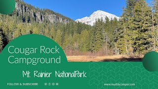 Cougar Rock Campground Tour  Mt Rainier National Park Washington [upl. by Adroj579]