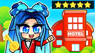 I Opened a 5 STAR HOTEL in Roblox [upl. by Anaeirb]