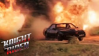 KITT Drives Through a Minefield  Knight Rider [upl. by Geis]