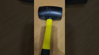 Rubber Mallet Hammer Fibreglass Handle 8oz 16oz 24oz 32oz Soft Grip Paving Tiling Tool Camping [upl. by Yboc610]