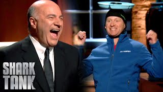 Shark Tank US  Hilarious PrankO Pitch Has The Sharks In Stitches [upl. by Fitzger932]