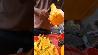 Healthy fruit papaya cutting style food viralvideo foodie shorts papayacutting fruit [upl. by Shanleigh657]