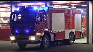 Einsatz an Silvester  Neujahr 2017 PTLF 4000 Hauptamtliche Feuerwehr Worms [upl. by Opiak]