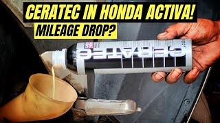 LIQUIMOLY CERATEC IN HONDA ACTIVA BIKE MOTUL ADDINOL MAK ENGINE OIL BEST OIL ADDITIVE [upl. by Leis]