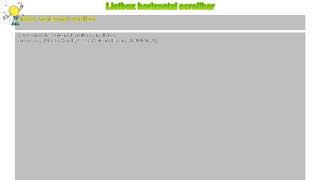 How to  Listbox horizontal scrollbar [upl. by Pryor]