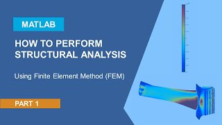 Structural Analysis Using Finite Element Method FEM in MATLAB  Part 1 [upl. by Hurd626]