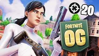 I Made an OG Fortnite Montage in 1 Game INSANE [upl. by Alodi390]