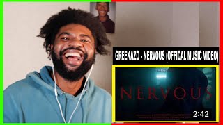 GREEKAZO  NERVOUS OFFICAL MUSIC VIDEO🔥🇸🇪SWEDISH Rap  UK Reaction [upl. by Ary]