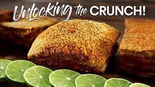 Unlocking CRISPY PORK BELLY Secrets  Guga Foods [upl. by Nurat]