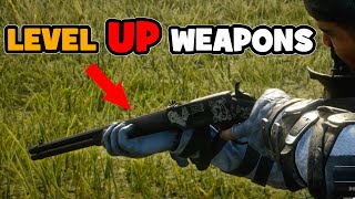 Level Up weapons Weapon Familiarity Explained in Red Dead Online in a less than 60 seconds [upl. by Eltrym]