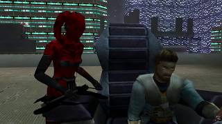 Star Wars  Jedi Knight Jedi Academy Walkthrough  Coruscant  Capture Crime Lord [upl. by Hnilym]